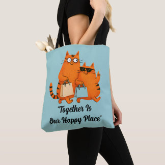 Bolsa Tote Dia de Compras Amor de Gato