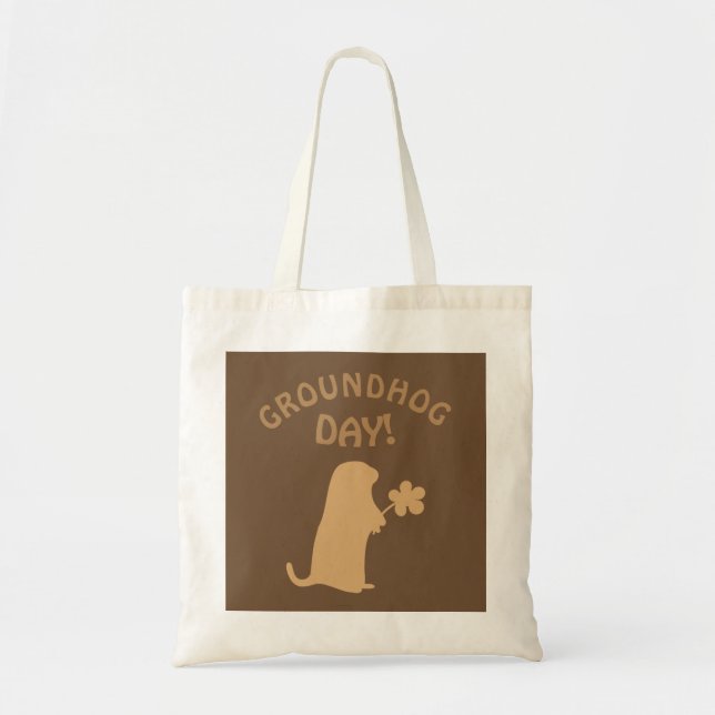 Bolsa Tote Dia de Groundhog (Frente)