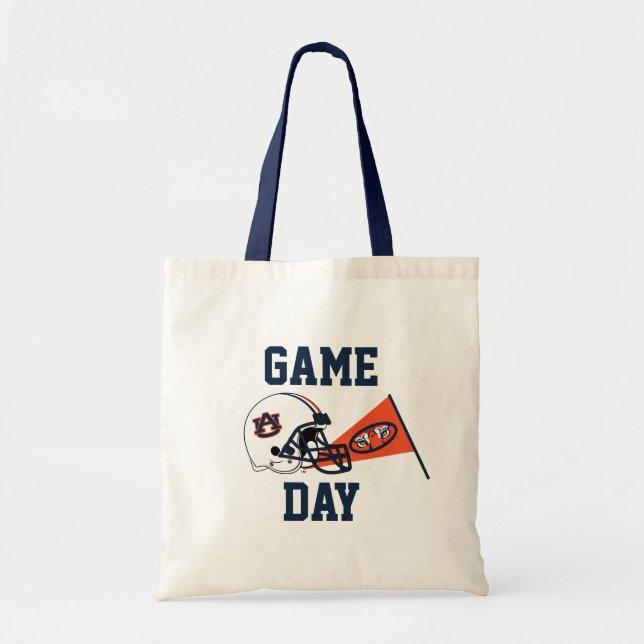 Bolsa Tote Dia de Jogo da Universidade de Auburn (Frente)