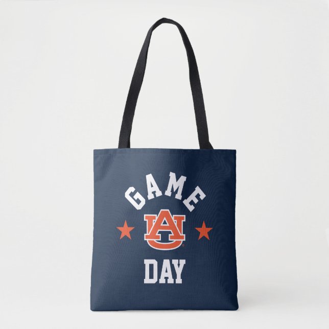 Bolsa Tote Dia de Jogo da Universidade de Auburn (Frente)
