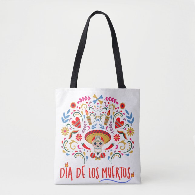 Bolsa Tote Dia De Los Muertos (Frente)