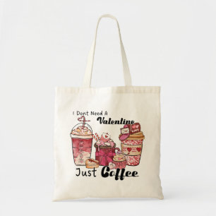 Bolsa Tote Dia de os namorados Café Engraçado
