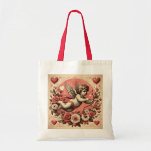Bolsa Tote Dia de os namorados Clássico/Vintage/Cupido Retroa