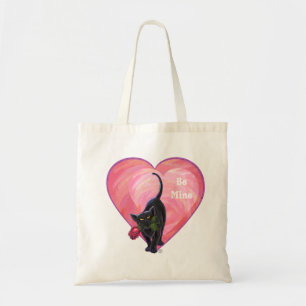 Bolsa Tote Dia de os namorados de Gato Preto
