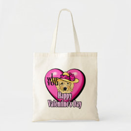 Bolsa Tote Dia de os namorados de Goldendoodle