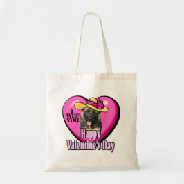 Bolsa Tote Dia de os namorados german shepherd