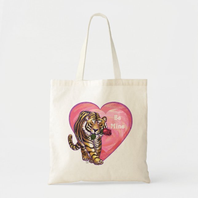 Bolsa Tote Dia de os namorados Tiger (Frente)