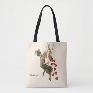 Bolsa Tote Dia de os namorados Vitoriano Vintage, Lady em um