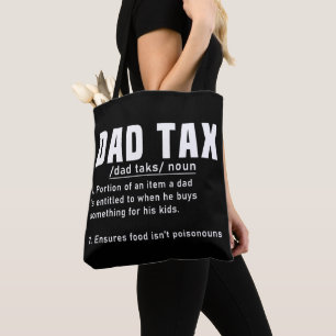 Bolsa Tote Dia de os pais de Definição de Imposto de pai Engr