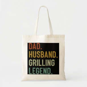 Bolsa Tote Dia de os pais De Legenda Engraçado Com CHURRASCO