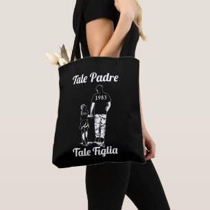 Bolsa Tote Dia de os pais Personalizado Do Pai E Do Nome Da F