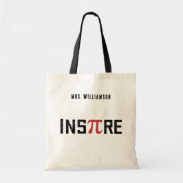 Bolsa Tote Dia de Pi InsPire Personalizado | Presentes de Mat
