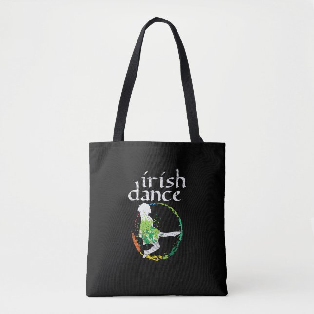 Bolsa Tote Dia de São Patrício Ceili Danc  (Frente)