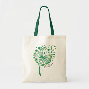 Bolsa Tote Dia de São Patrício Dandelion Sortudo