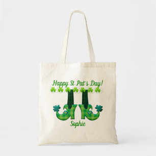 Bolsa Tote Dia de São Patrício do Calçado Leprechaun
