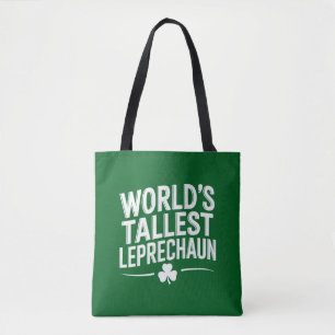 Bolsa Tote Dia de São Patrício do Leprechaun Mais Alto do Mun