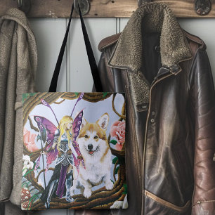 Bolsa Tote Dia de Treinamento Corgi