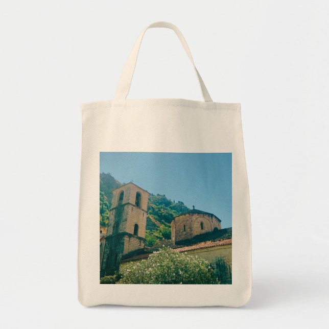 Bolsa Tote Dia de Verão em Kotor - Montenegro (Frente)