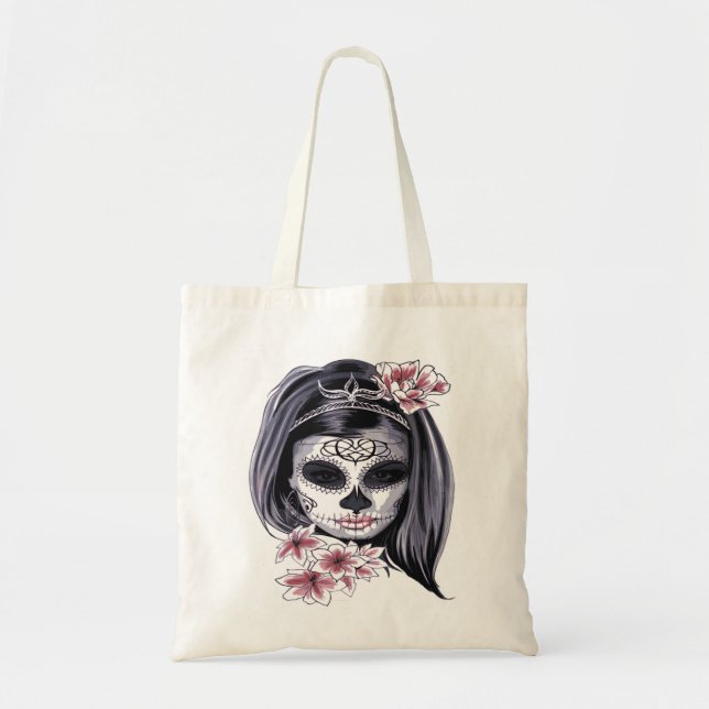 Bolsa Tote Dia do Crânio dos Mortos de Muertos (Frente)