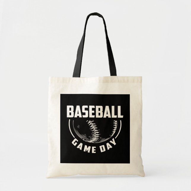 Bolsa Tote Dia do Jogo Baseball (Frente)