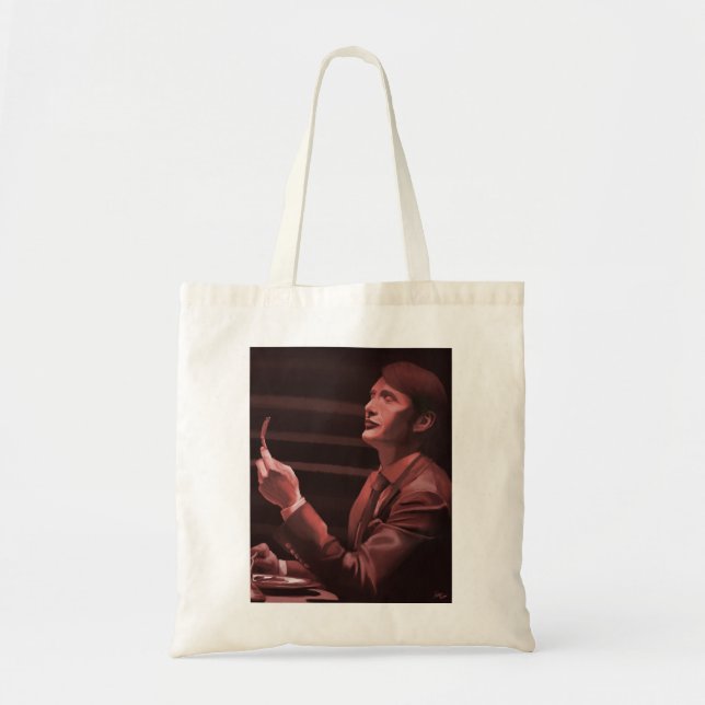 Bolsa Tote Dia do Presente Mads Ator Mikkelsen Cute Gift (Frente)