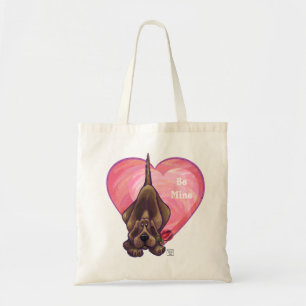 Bolsa Tote Dia dos namorados do cão de cão