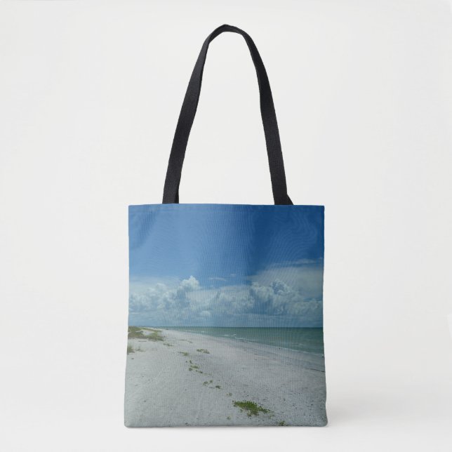 Bolsa Tote Dia Em Uma Praia Tropical (Frente)