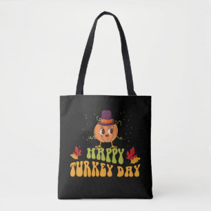 Bolsa Tote dia feliz da turquia outono dia de ação de graças