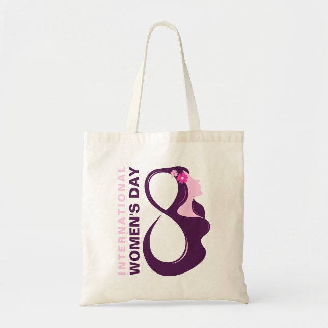 Bolsa Tote Dia Internacional da Mulher 8 de Março (Frente)