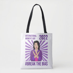 BOLSA TOTE DIA INTERNACIONAL DA MULHER DE 2022 #BREAK A BIAS