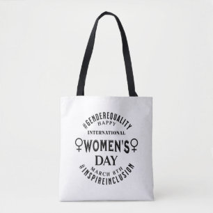 Bolsa Tote Dia Internacional da Mulher   Igualdade 8 de Março