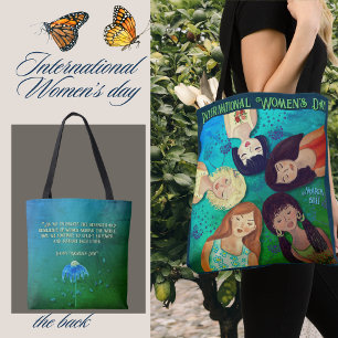 Bolsa Tote Dia Internacional da Mulher Retratos de Mulheres D