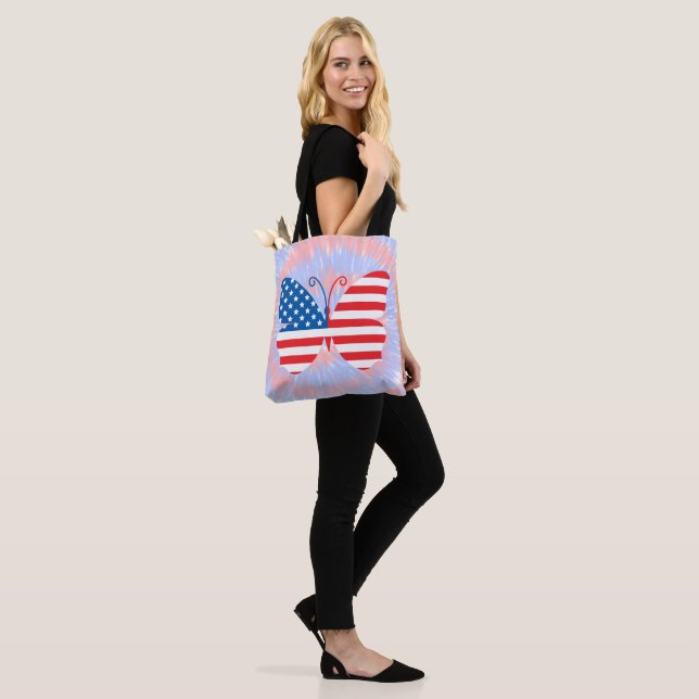 Bolsa Tote Dia Memorial/4 de julho Borboleta (No(a) Modelo)