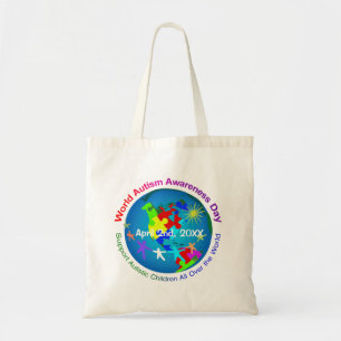 Bolsa Tote Dia Mundial da Consciência do Autismo