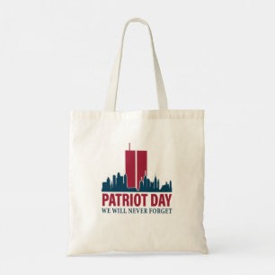 Bolsa Tote Dia Patriótico; Nunca Esqueceremos