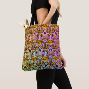 Bolsa Tote Dia se o açúcar do Morto for o Saco do Toque do 