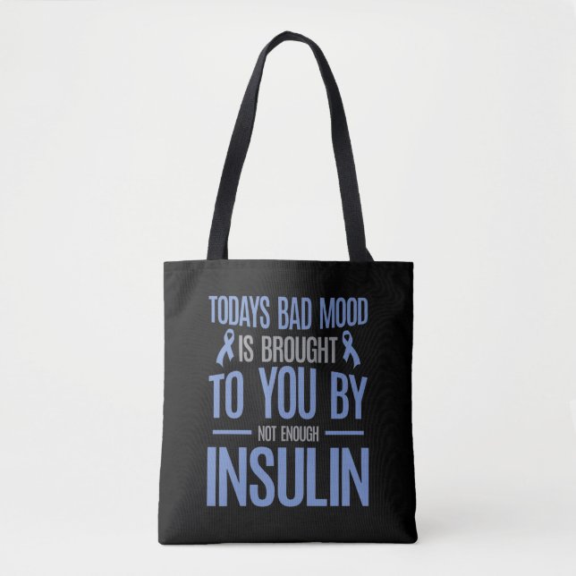 Bolsa Tote Diabetes Consciência Insulin Warrior Diabetes (Frente)