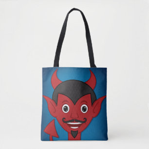 Bolsa Tote Diabo de Halloween