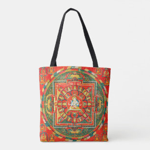 Bolsa Tote Diagrama Cósmico de Mandala para a Meditação