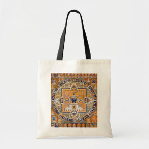 Bolsa Tote Diagrama Cósmico de Mandala para a Meditação