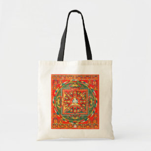 Bolsa Tote Diagrama Cósmico de Mandala para a Meditação