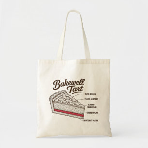 Bolsa Tote Diagrama Desenhado à Mão da Tarte Bakewell Vintage