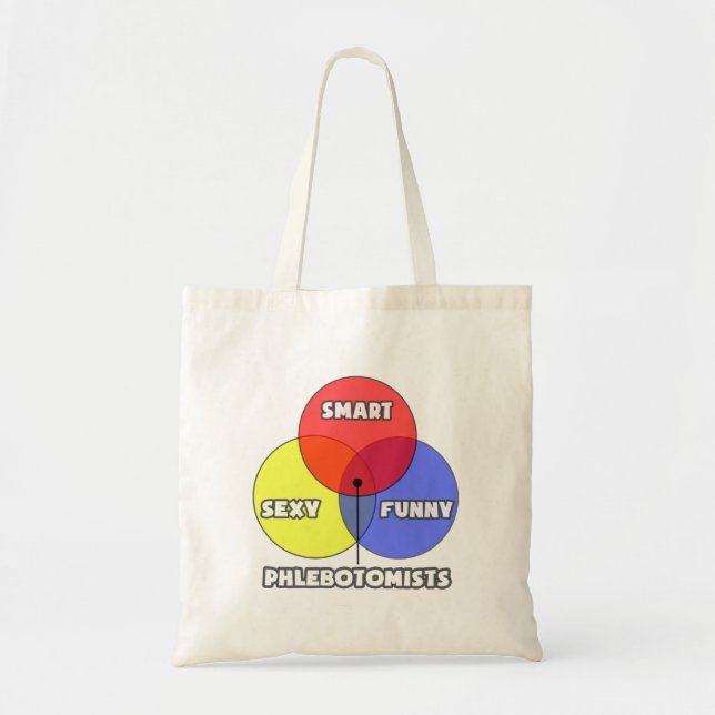 Bolsa Tote Diagrama Venn... Flebotomistas (Frente)