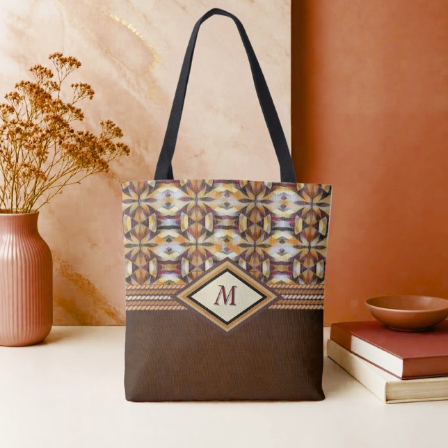 Bolsa Tote Diamante Tom Terra (Criador carregado)