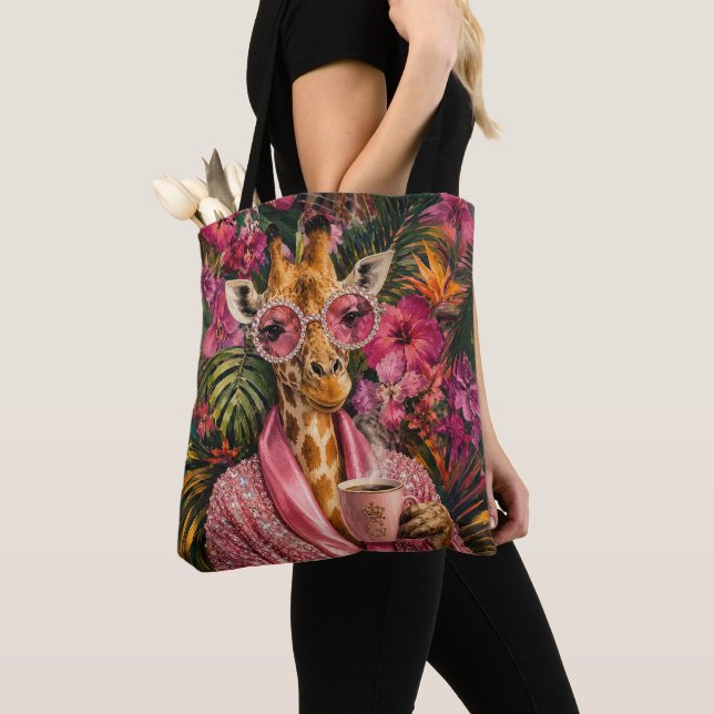 Bolsa Tote Diamantes Rosa e Glamour Matinal (Close Up)