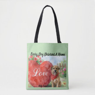 Bolsa Tote Diária para o Dono de Cachorro Adotado