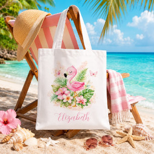 Bolsa Tote Dias Ensolarados & Caminhos de Flamingo 