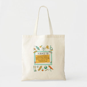 Bolsa Tote Dica de Ciência do Crocodilo Funny