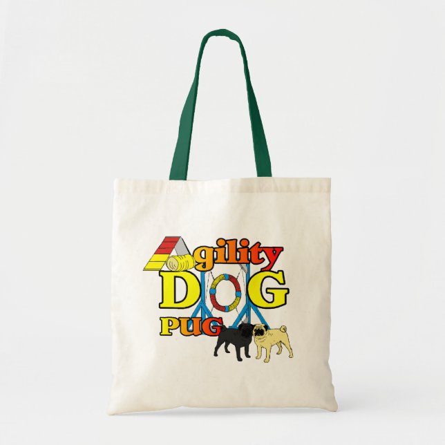 Bolsa Tote Dicas de Pug_Agilidade (Frente)