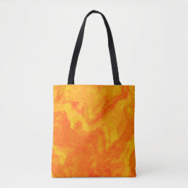 Bolsa Tote Difusão amarela abstrato laranja